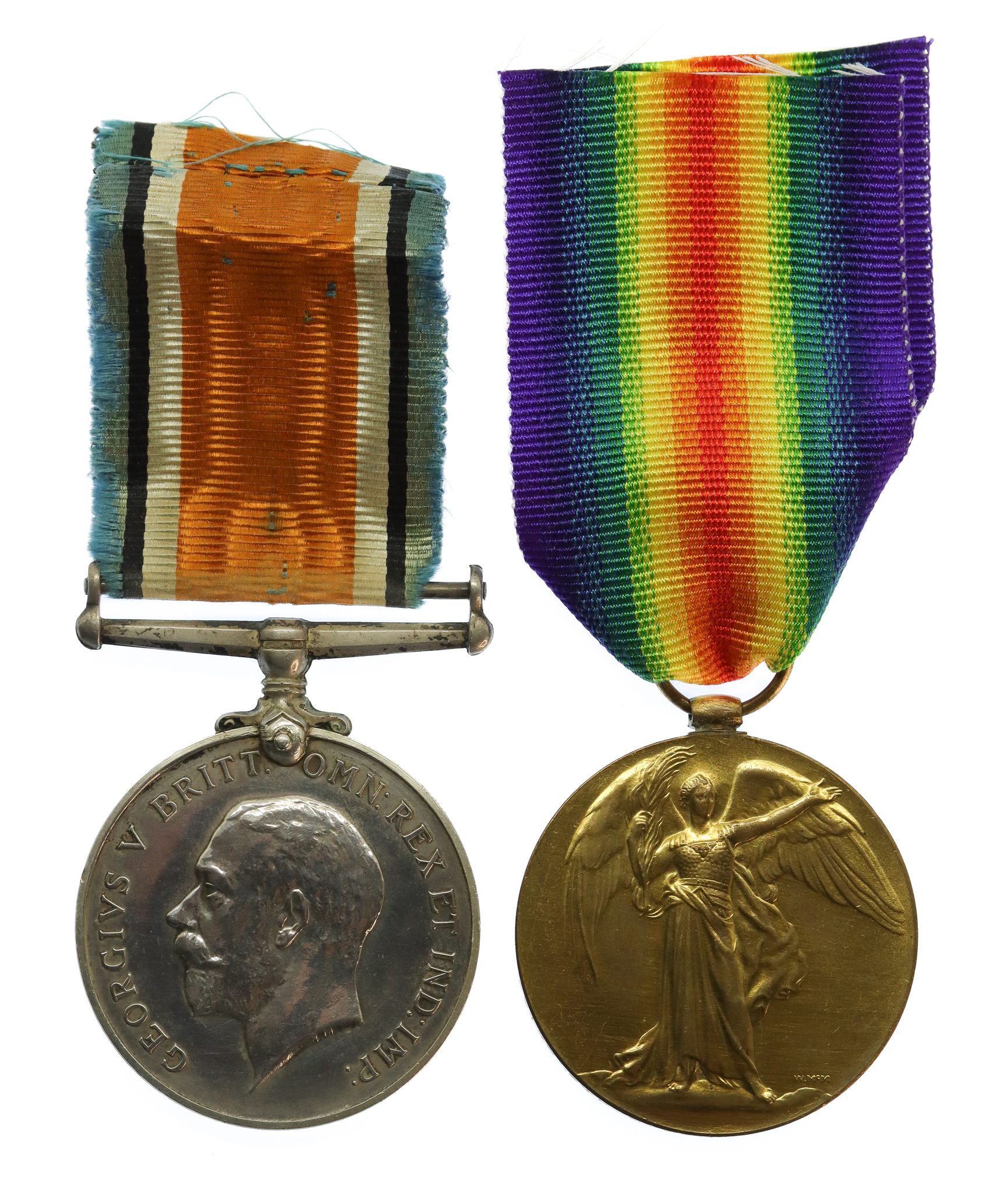 WW1 British War & Victory Medal Pair - Pte. C. Bayliss, Liverpool Regiment