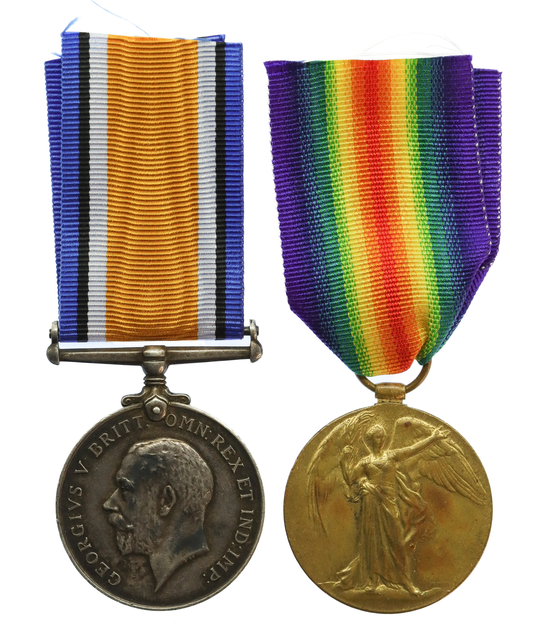 WW1 British War & Victory Medal Pair - Pte. A. Souter, Argyll & Sutherland Highlanders