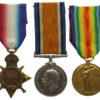 WW1 1914-15 Star Medal Trio - Cpl. A. Fearn, West Riding Regiment