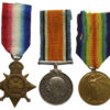 WW1 1914 Mons Star Medal Trio - Gnr. H. Elcombe, Royal Field Artillery