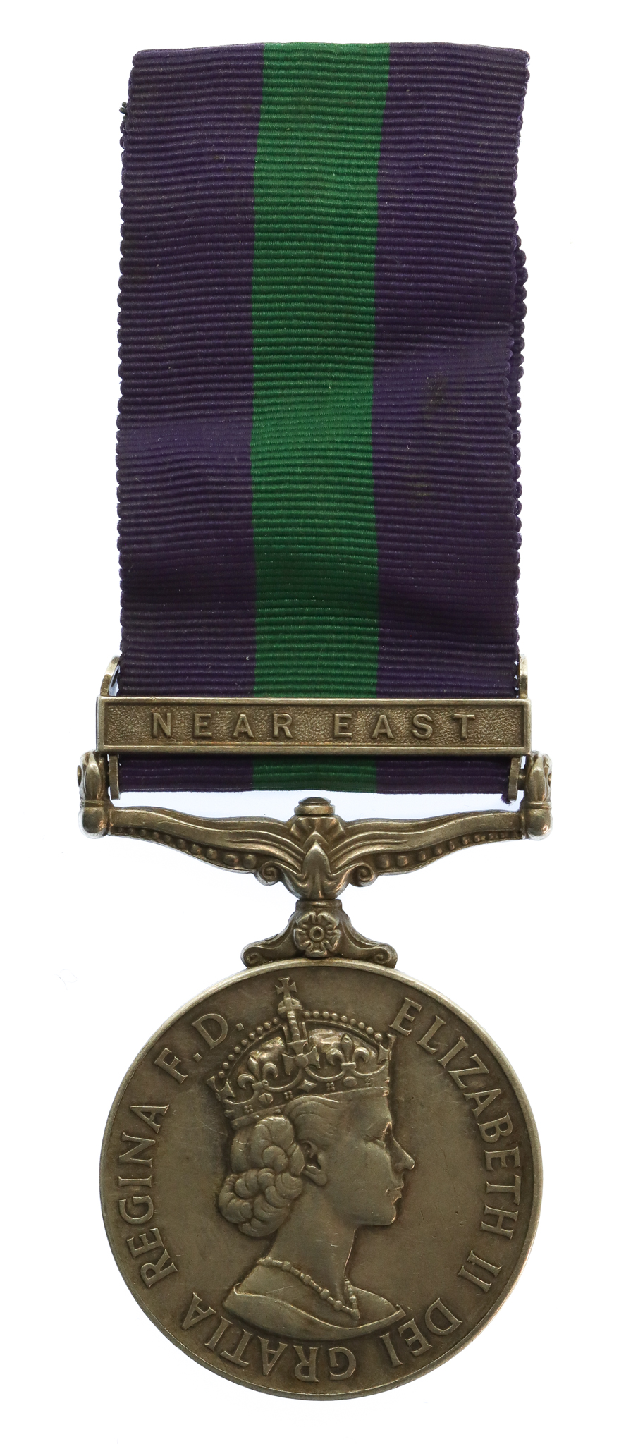 General Service Medal (Clasp - Near East) - Spr. B. Guy, Royal Engineers