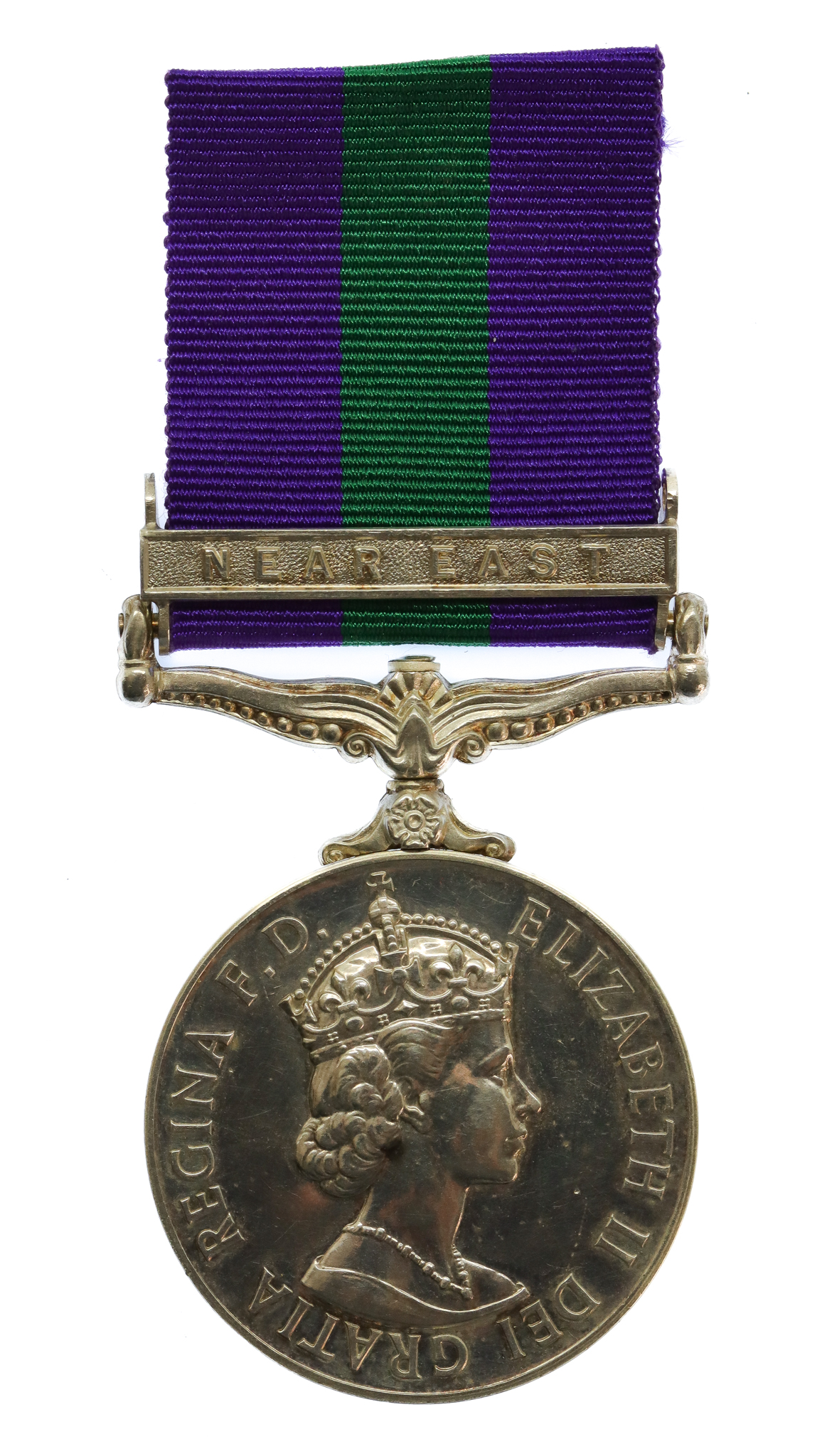 General Service Medal (Clasp - Near East) - Pte. J. Stewart, Royal Scots