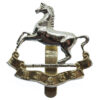 The King's (Liverpool) Regiment Anodised (Staybrite) Cap Badge