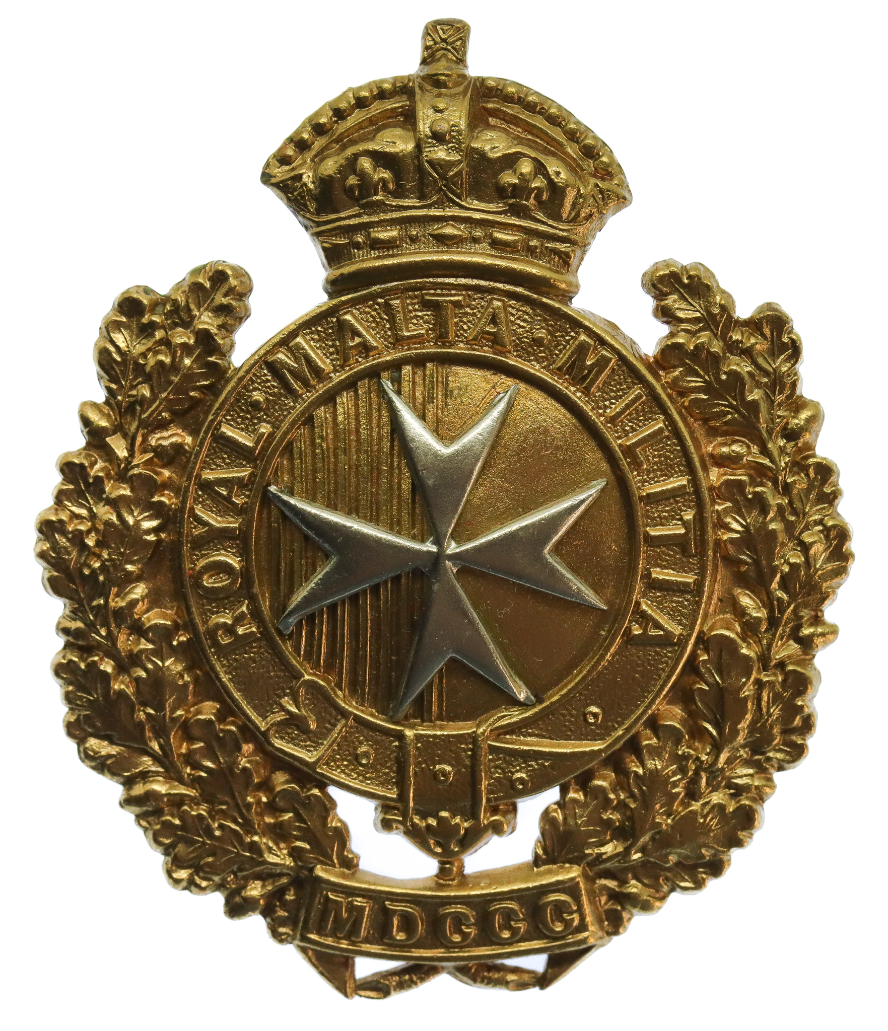 Victorian Royal Malta Militia Cap Badge