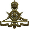 Royal Malta Artillery Cap Badge - King's Crown
