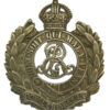Edward VII Royal Engineers Volunteers White Metal Cap Badge (c.1901-1908)