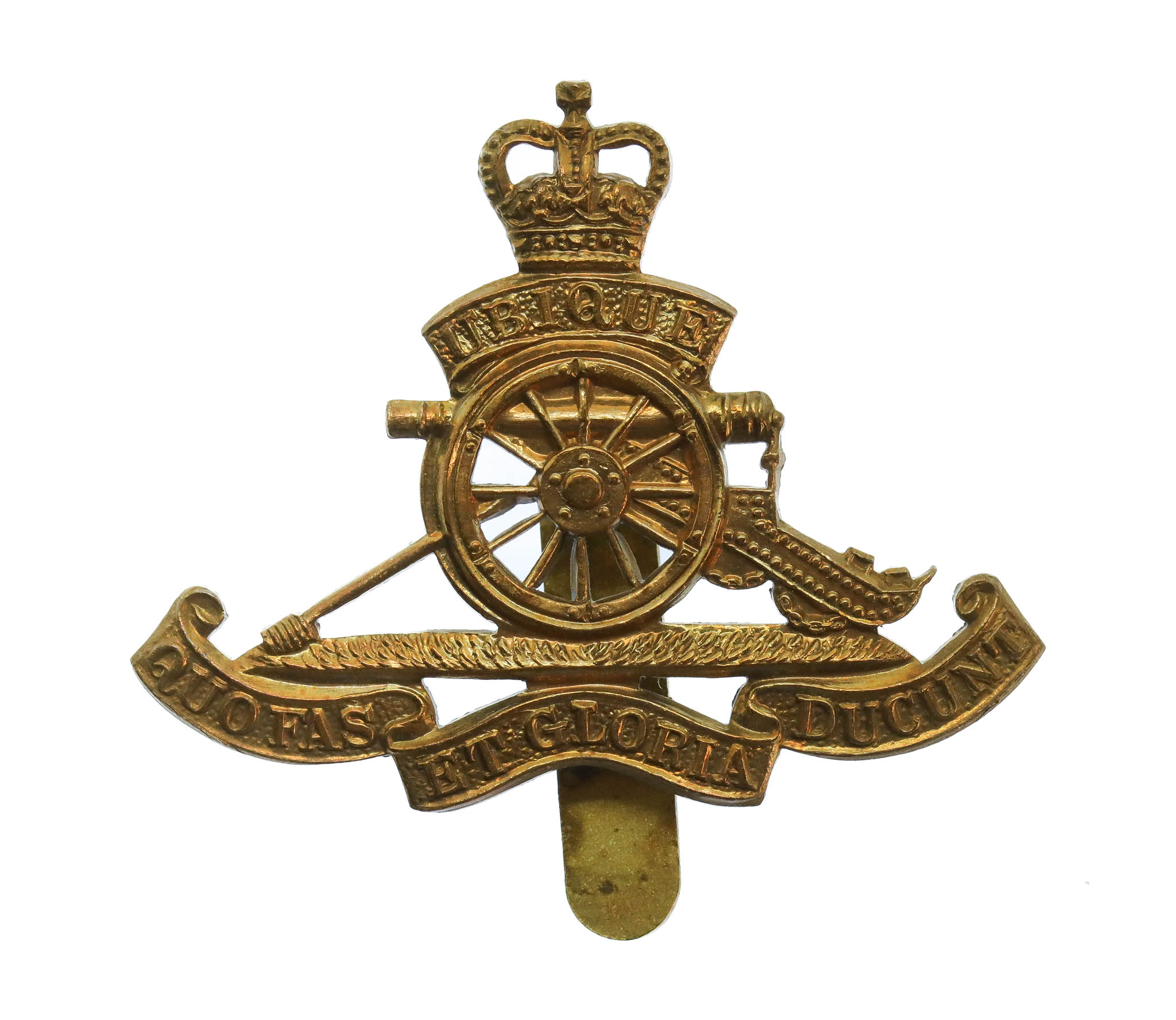 Royal Artillery Beret Badge - Queen's Crown
