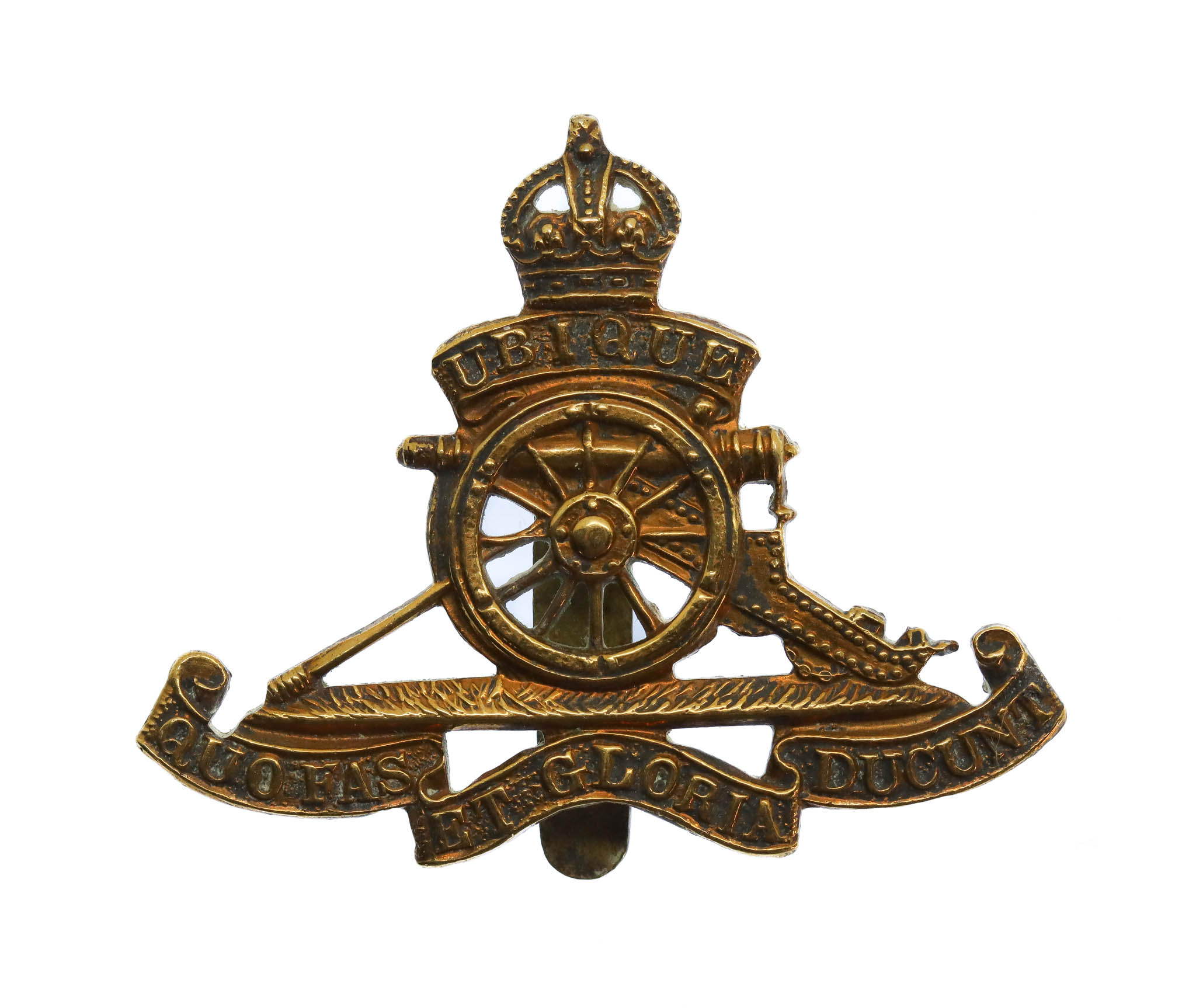 Royal Artillery Beret Badge - King's Crown