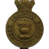 Army Catering Corps Brass Cap Badge - King's Crown