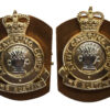Pair of Army Catering Corps Anodised (Staybrite) Collar Badges (c.1973-1993)