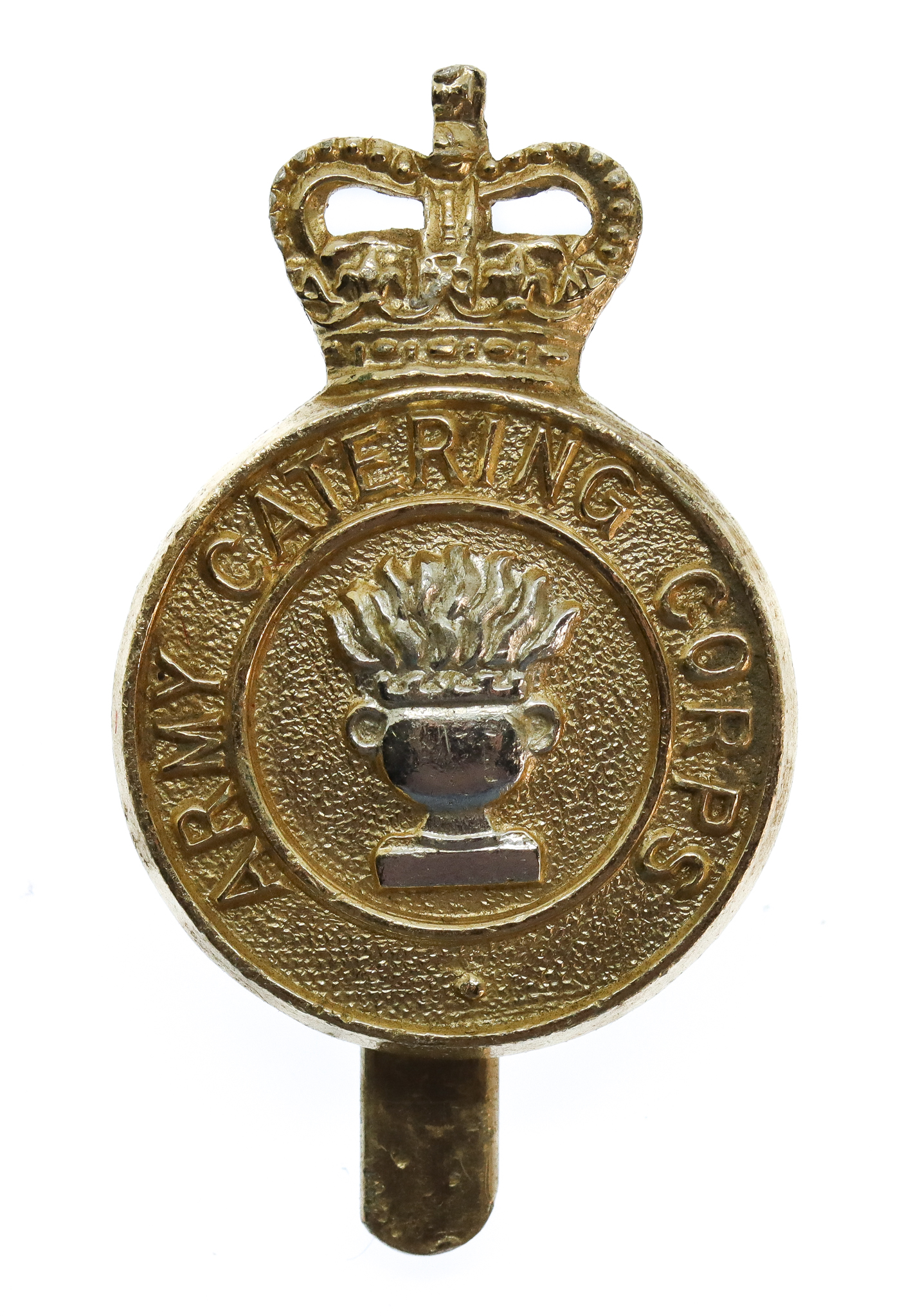 Army Catering Corps Anodised (Staybrite) Cap Badge (Pre1973)