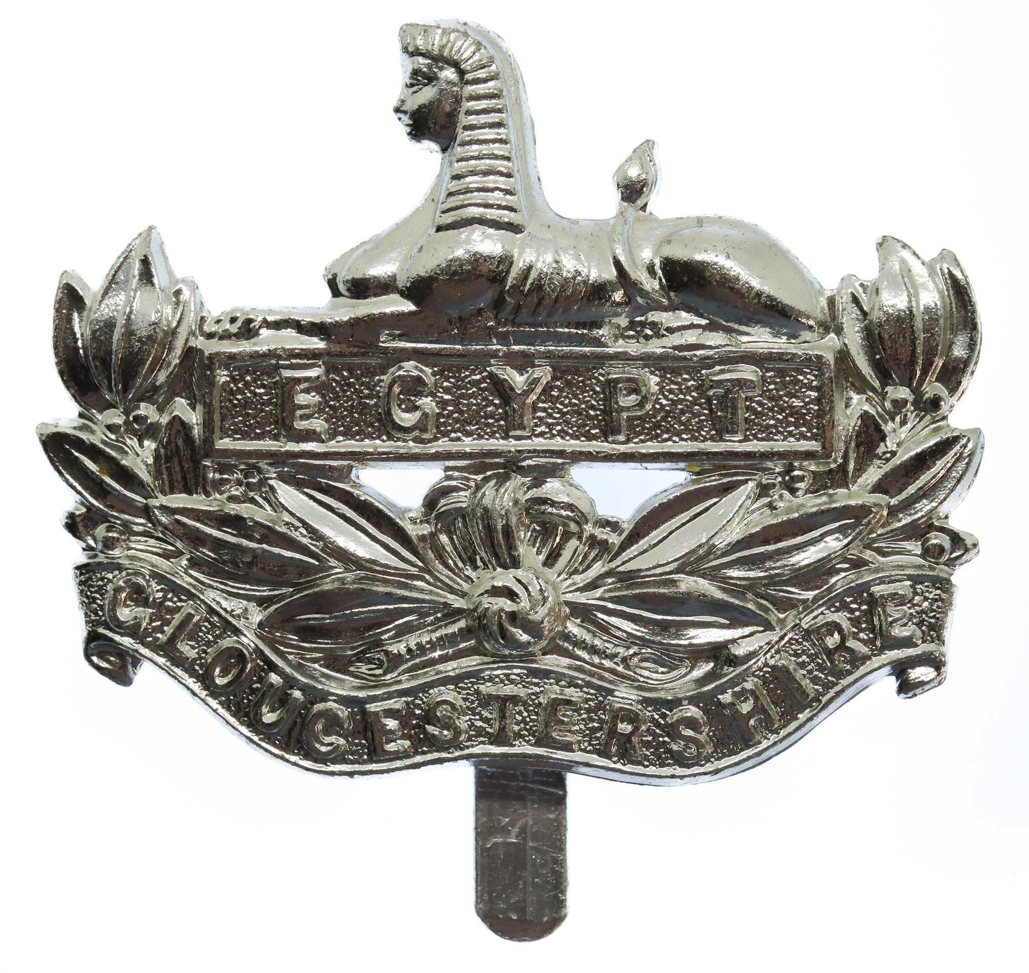 Gloucestershire Regiment Anodised (Staybrite) Cap Badge 