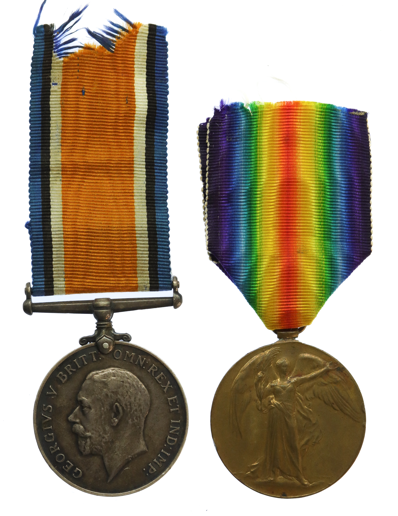 WW1 British War & Victory Medal Pair - Gnr. C.A. Hogben, Royal Artillery