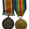 WW1 British War & Victory Medal - Pte. (Later Lieut.) H.P. Sheppard, Royal Fusiliers