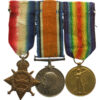 WW1 1914-15 Star Medal Trio - Cpl. F. Beazley, Royal Field Artillery