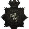 Macclesfield Borough Police Night Helmet Plate - King's Crown