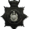 Eastbourne Borough Police Night Helmet Plate - Queen's Crown