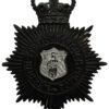 Merthyr Tydfil Borough Police Night Helmet Plate - Queen's Crown