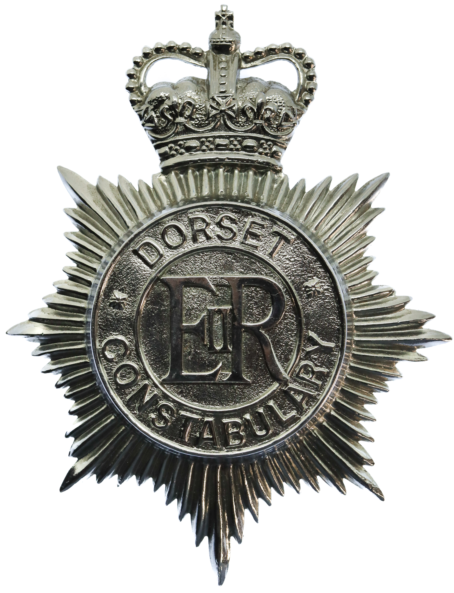 Dorset Constabulary Helmet Plate - Queen's Crown