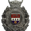 West Mercia Constabulary Enamelled Helmet Plate - Queen's Crown
