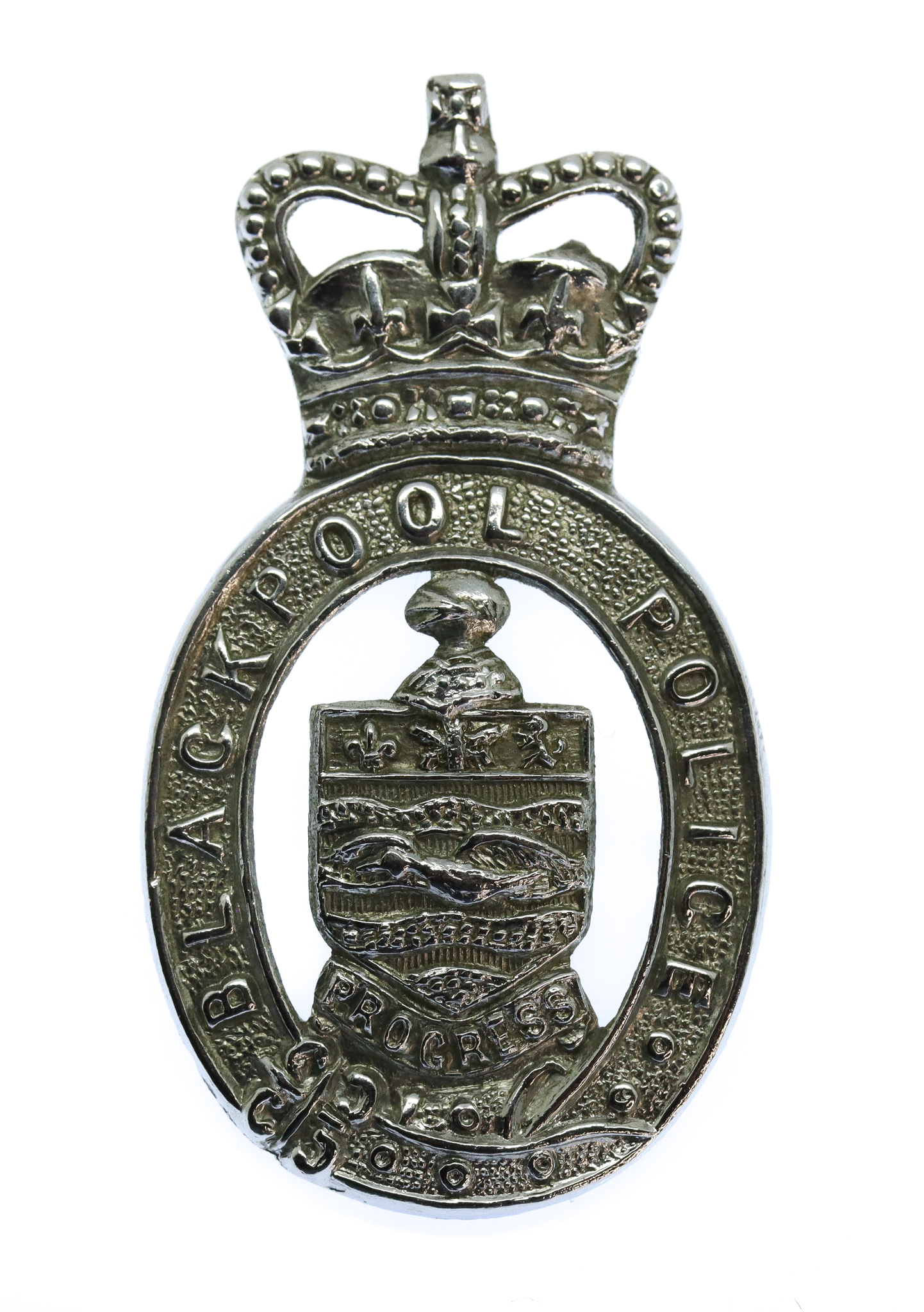 Blackpool Police Cap Badge - Queen's Crown