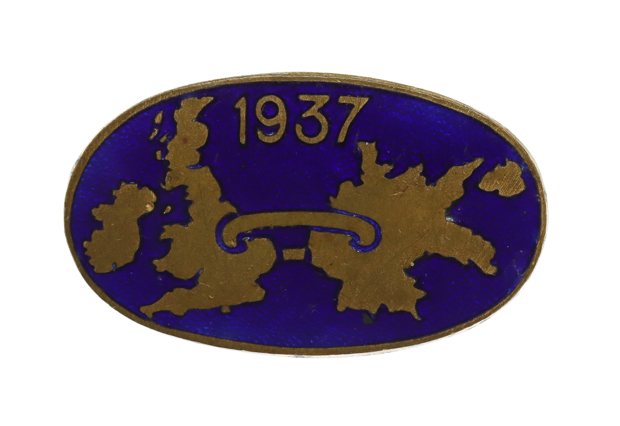 Rare 'Link' 1937-1939 Anglo German Fascist Supporters Enamelled Badge