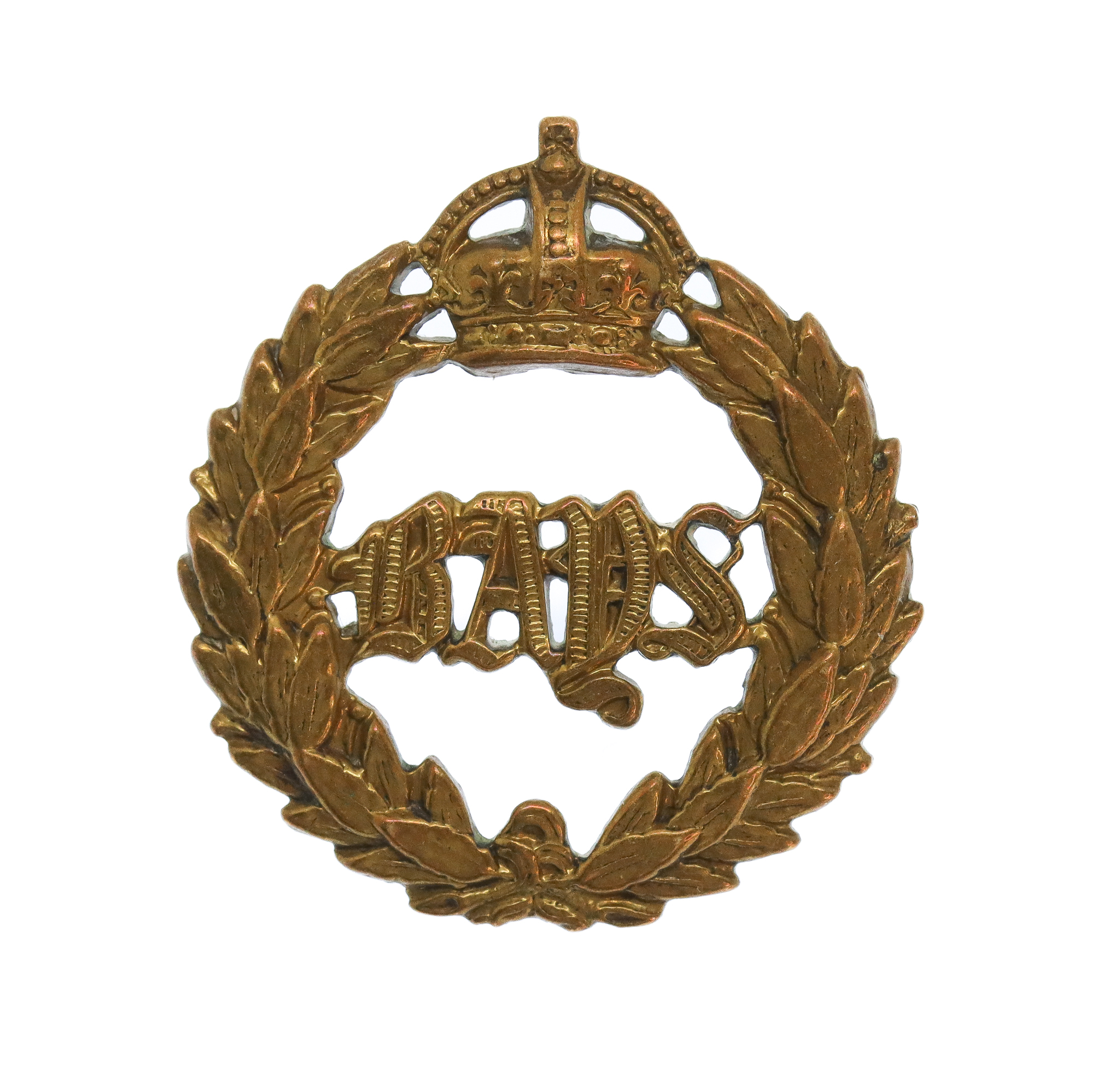 2nd Dragoon Guards (Queen's Bays) Collar Badge - King's Crown