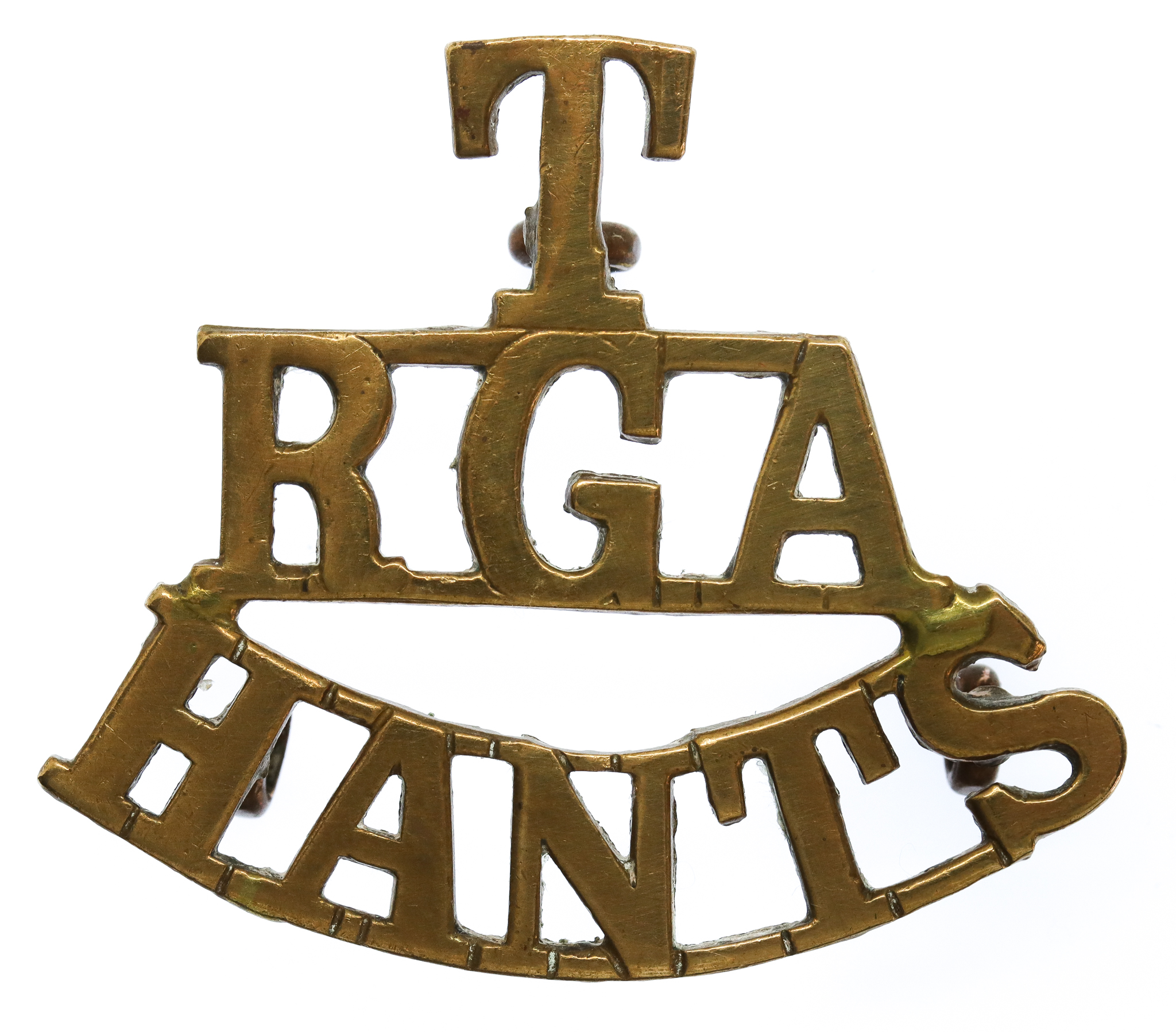 Hampshire Territorials Royal Garrison Artillery (T/RGA/HANTS) Shoulder Title