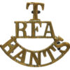 Hampshire Territorials Royal Field Artillery (T/RFA/HANTS) Shoulder Title
