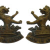 Pair of New Zealand 7th Wellington West Cost Rifles Regiment Collar Badges