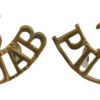 Pair of Indian Army 16th Punjab Regiment (16/PUNJAB) Shoulder Titles