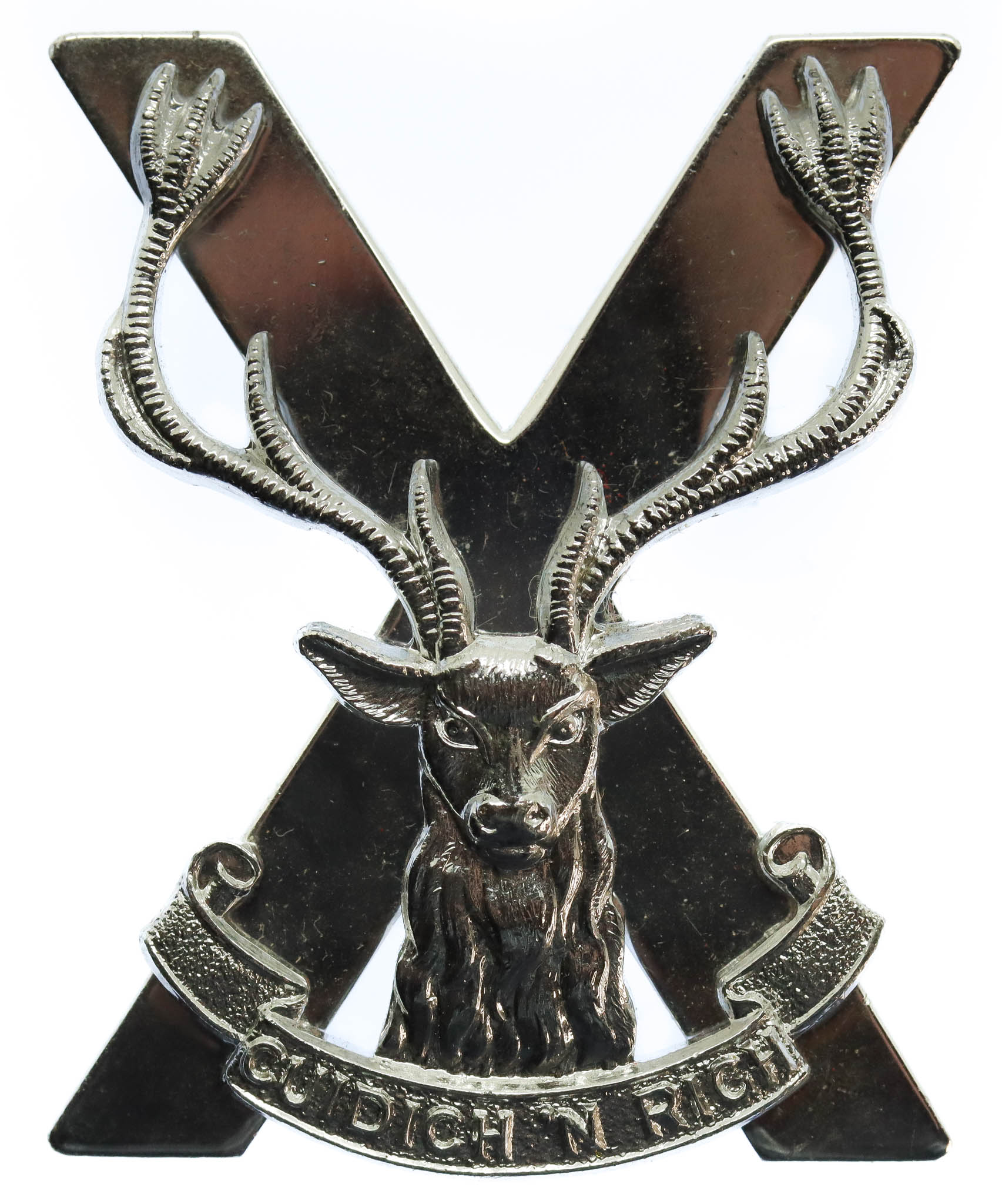Highland Brigade Anodised (Staybrite) Cap Badge