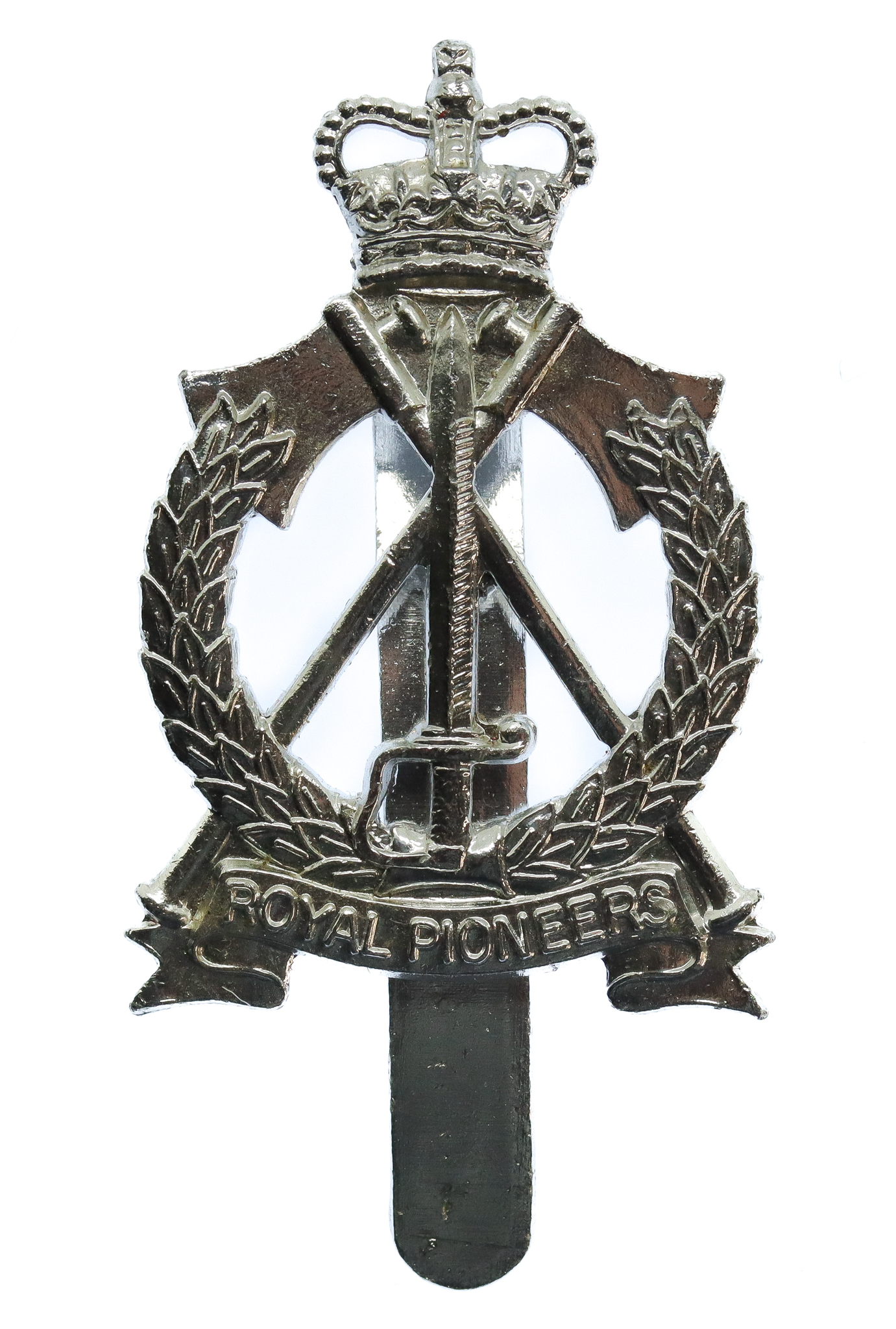 Royal Pioneer Corps Anodised (Staybrite) Cap Badge