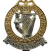 Queen's Royal Irish Hussars Anodised (Staybrite) Cap Badge - Queen's Crown (1st Pattern)