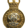 7th Queen's Own Hussars Anodised (Staybrite) Cap Badge 