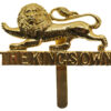 King's Own (Royal Lancaster) Regiment Anodised (Staybrite) Cap Badge 