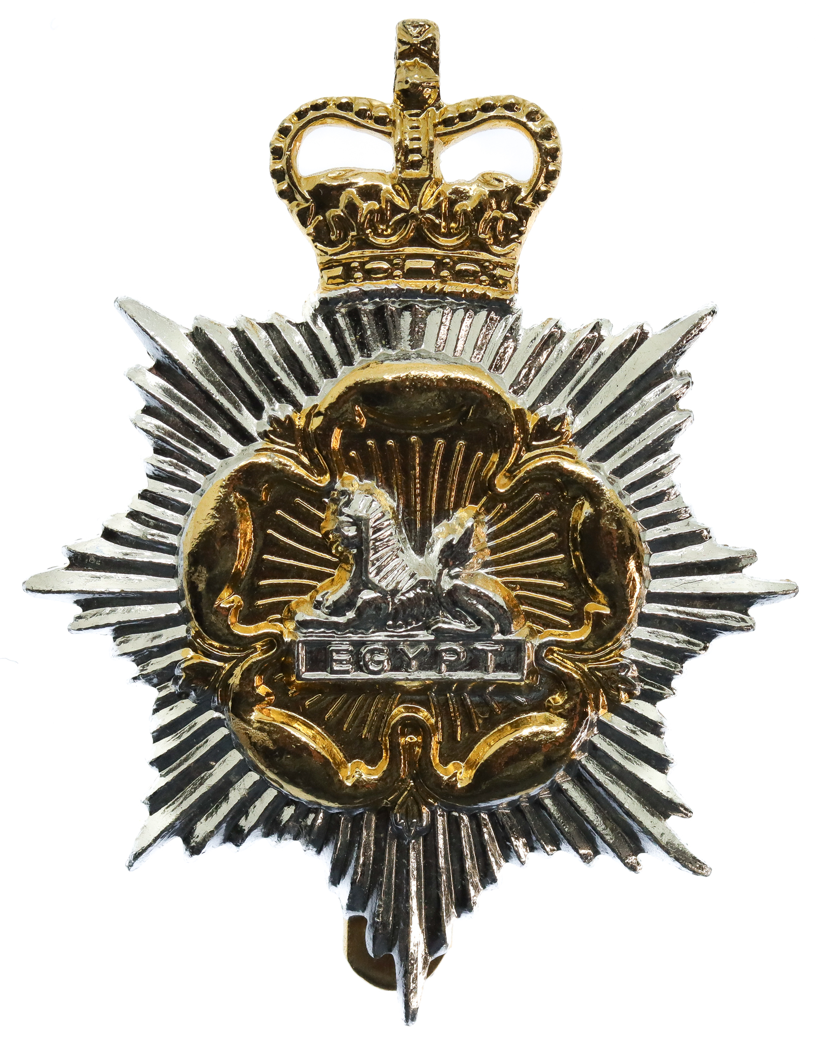 Royal Regiment of Gloucestershire & Hampshire Anodised (Staybrite) Cap Badge 
