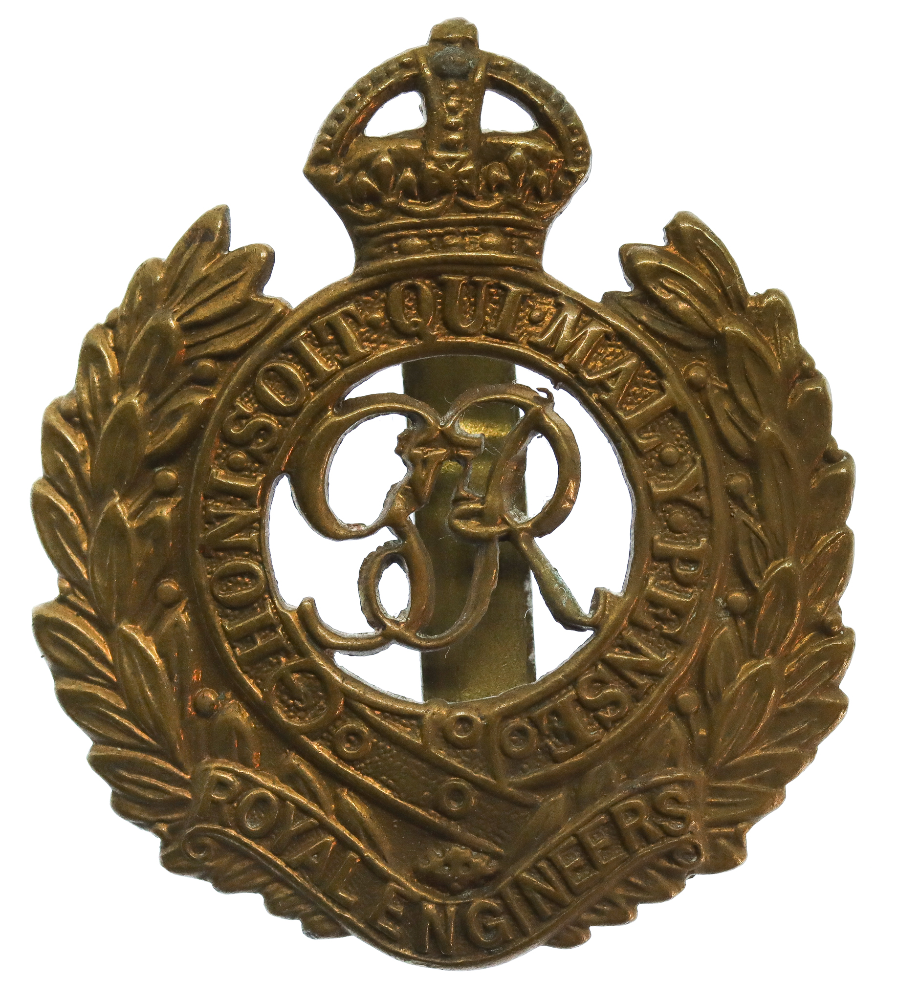 George VI Royal Engineers Cap Badge