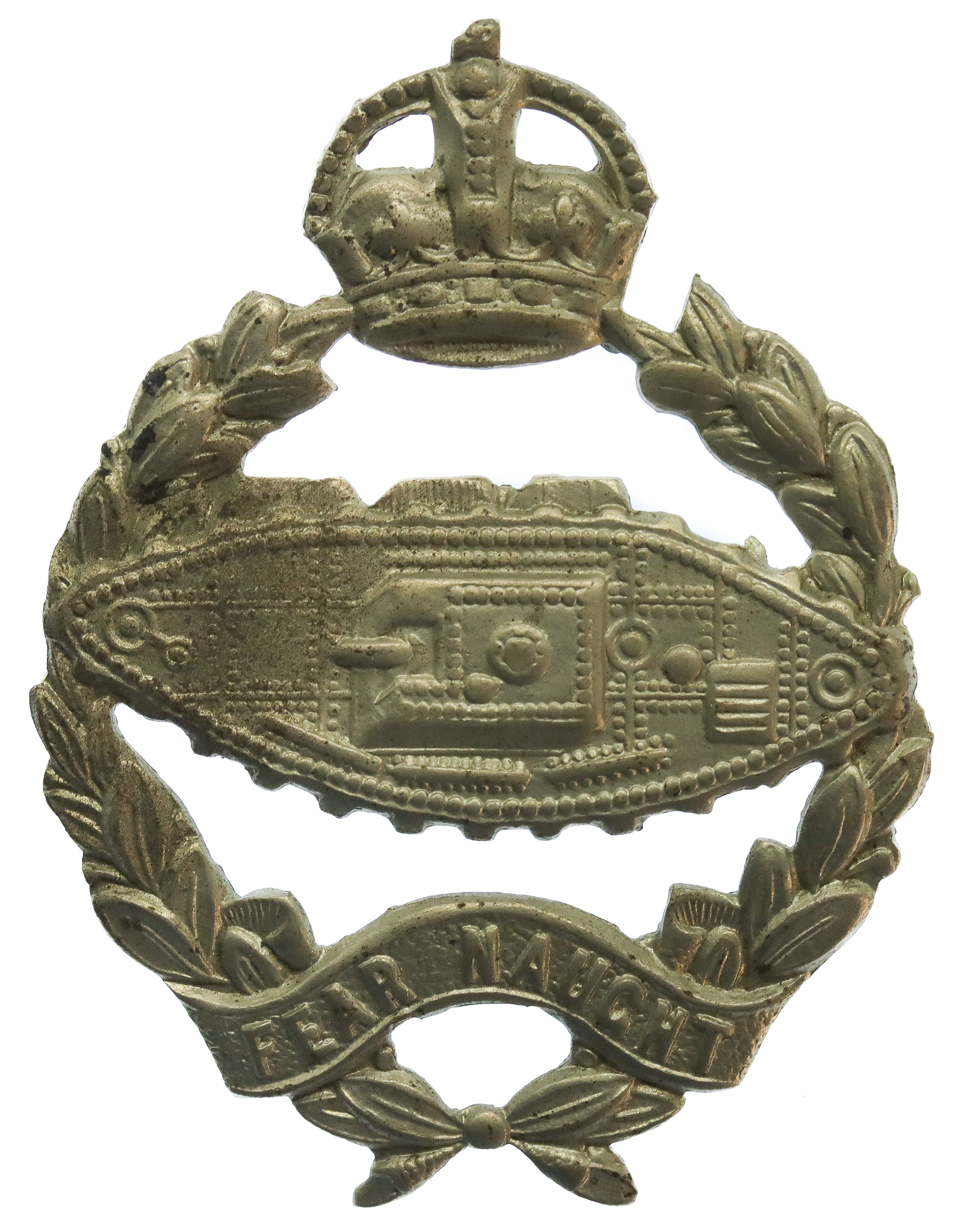 Royal Tank Regiment Cap Badge - King's Crown