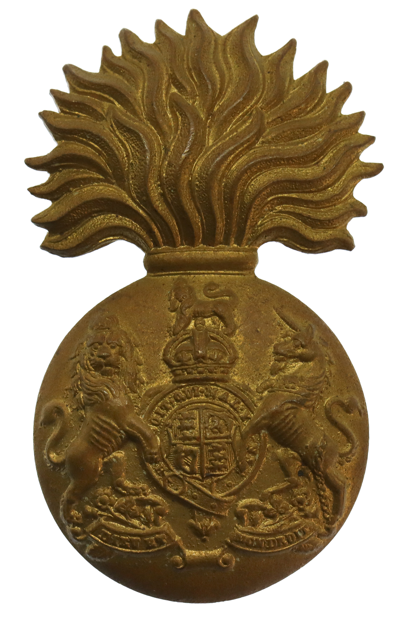 Royal Scots Fusiliers Cap Badge - King's Crown