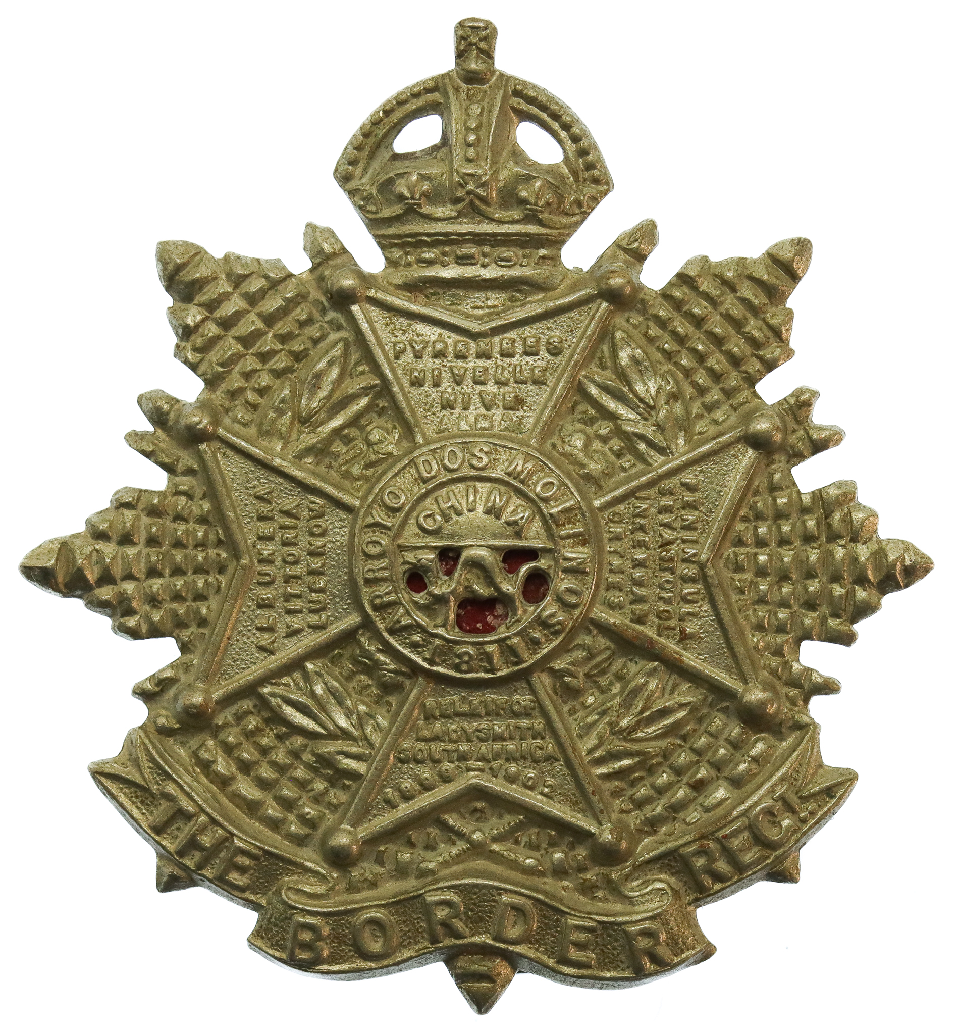 Border Regiment Cap Badge - King's Crown