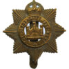 Devonshire Regiment WW1 All Brass Economy Cap Badge 