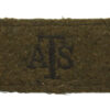 Auxiliary Territorial Service (A.T.S.) WW2 Cloth Slip On Shoulder Title