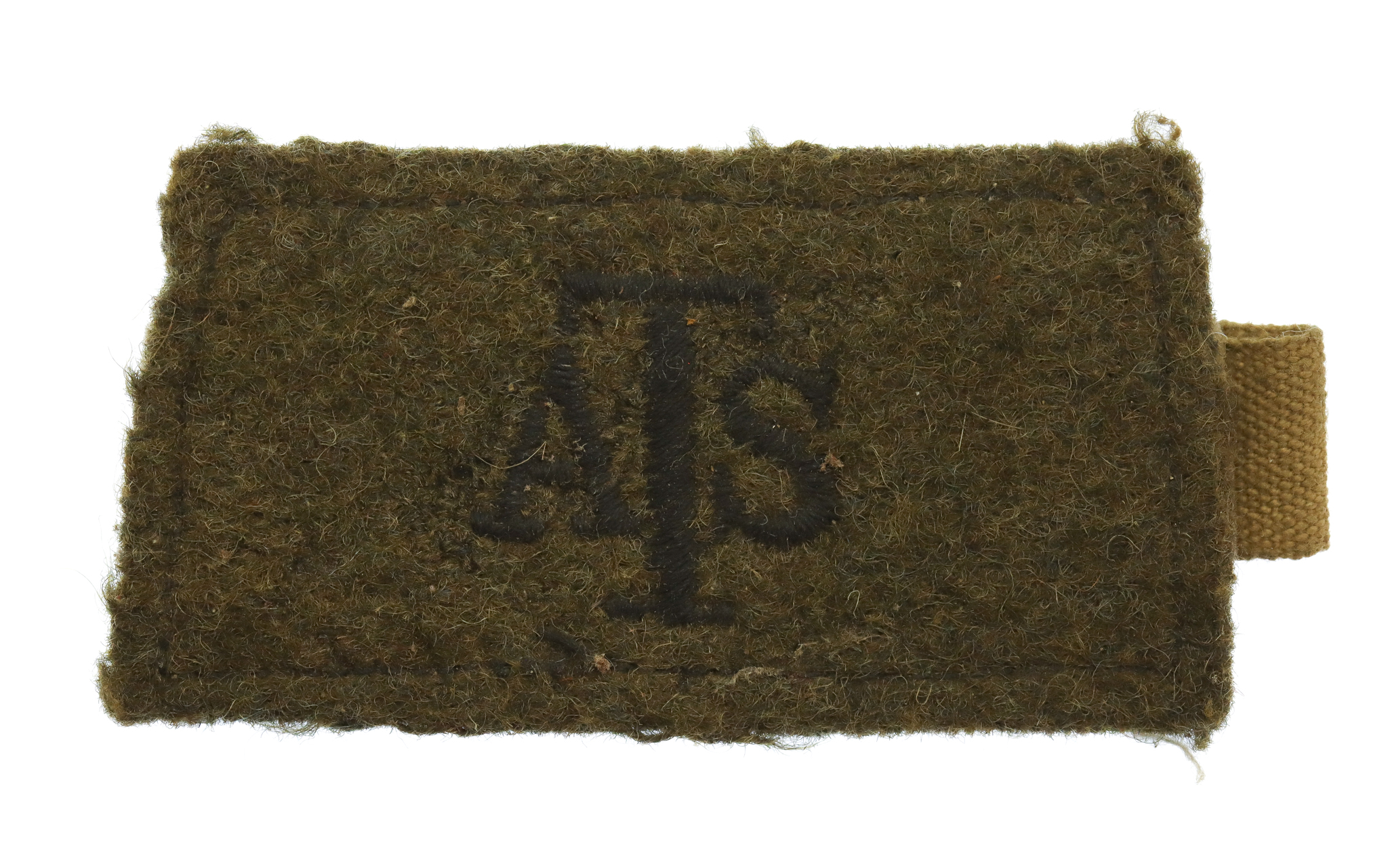 Auxiliary Territorial Service (A.T.S.) WW2 Cloth Slip On Shoulder Title