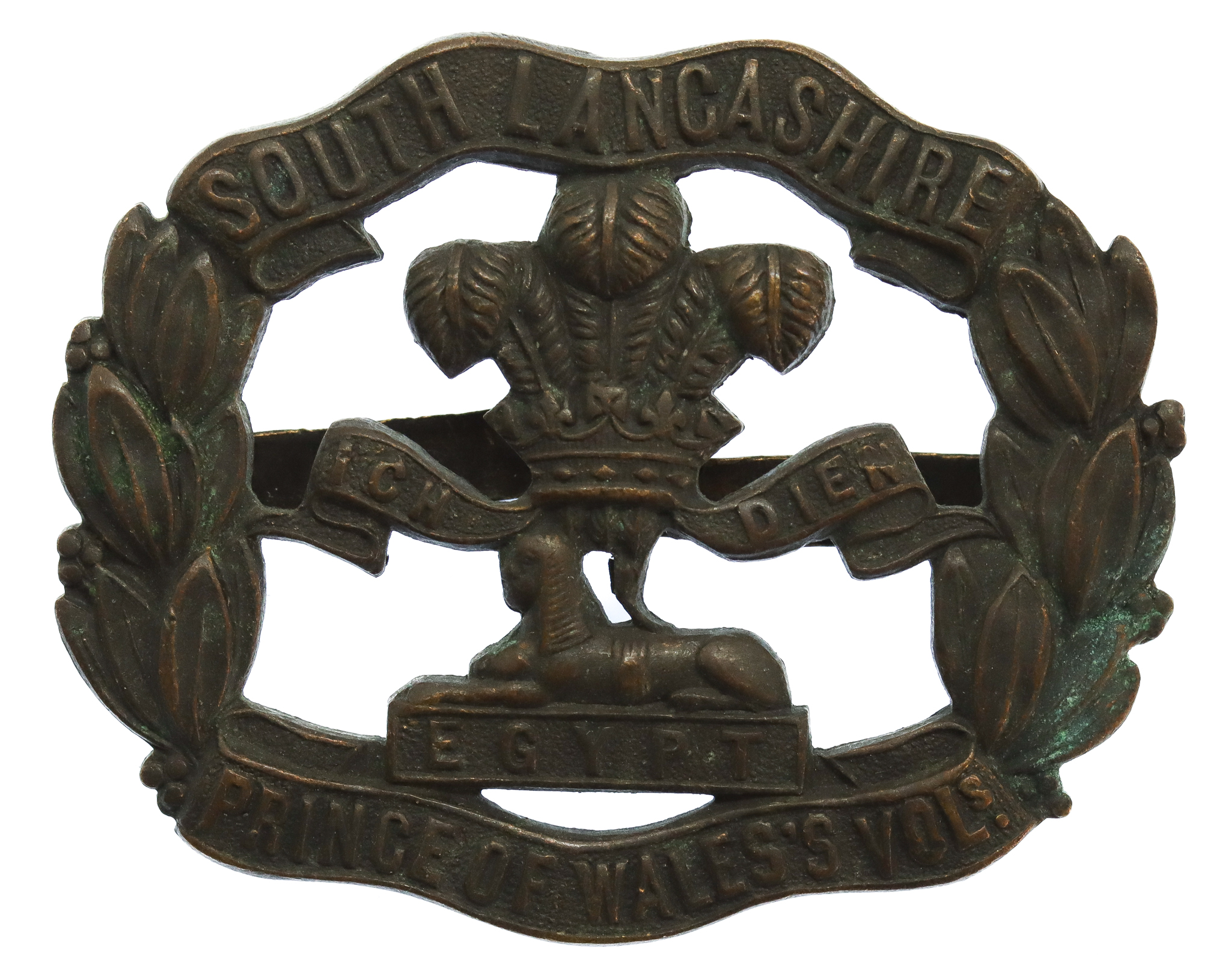 South Lancashire Regiment Officer's Service Dress Cap Badge