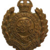 George V Royal Engineers Economy Cap Badge (Non Voided Centre)