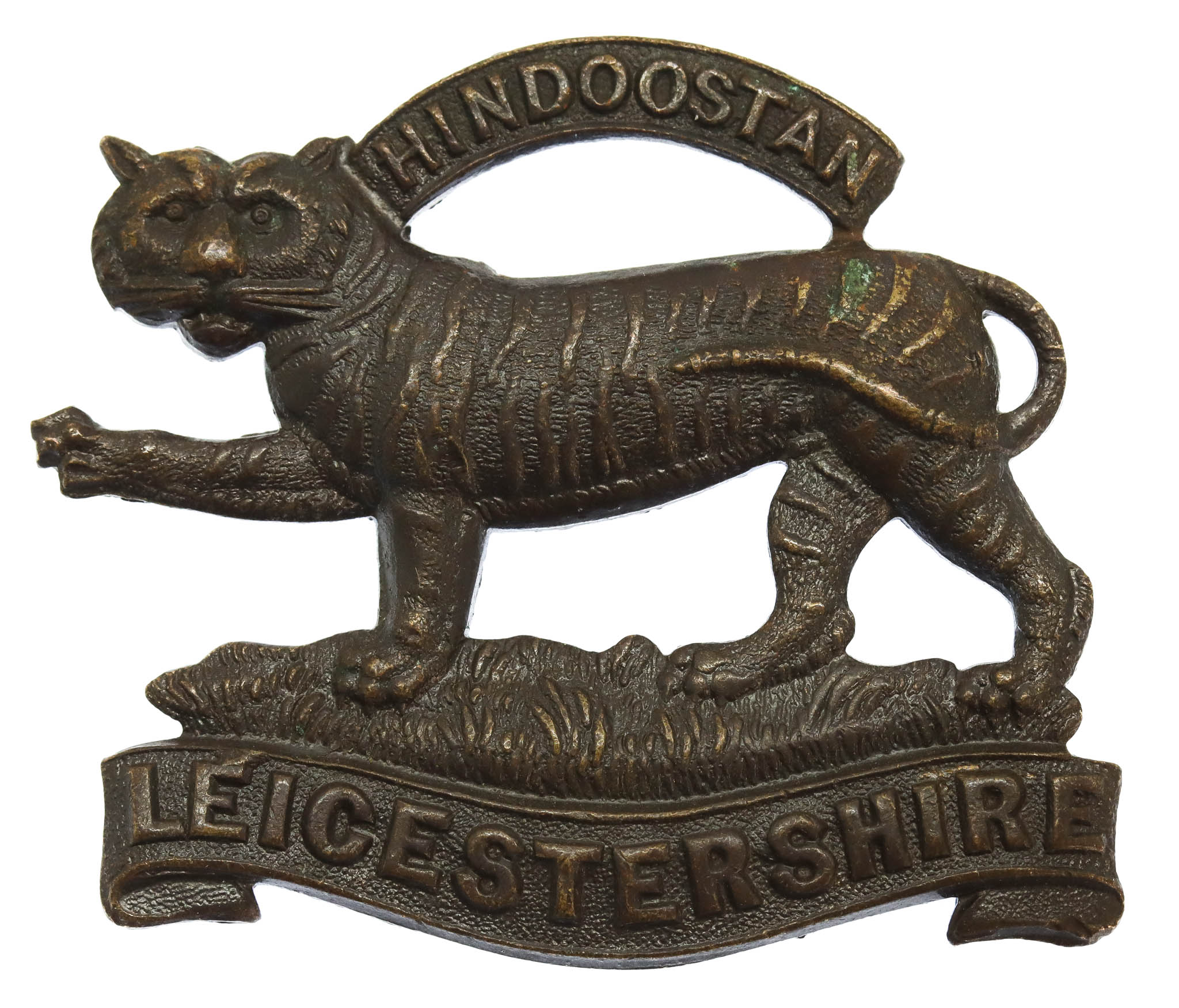 Leicestershire Regiment Officer's Service Dress Cap Badge 