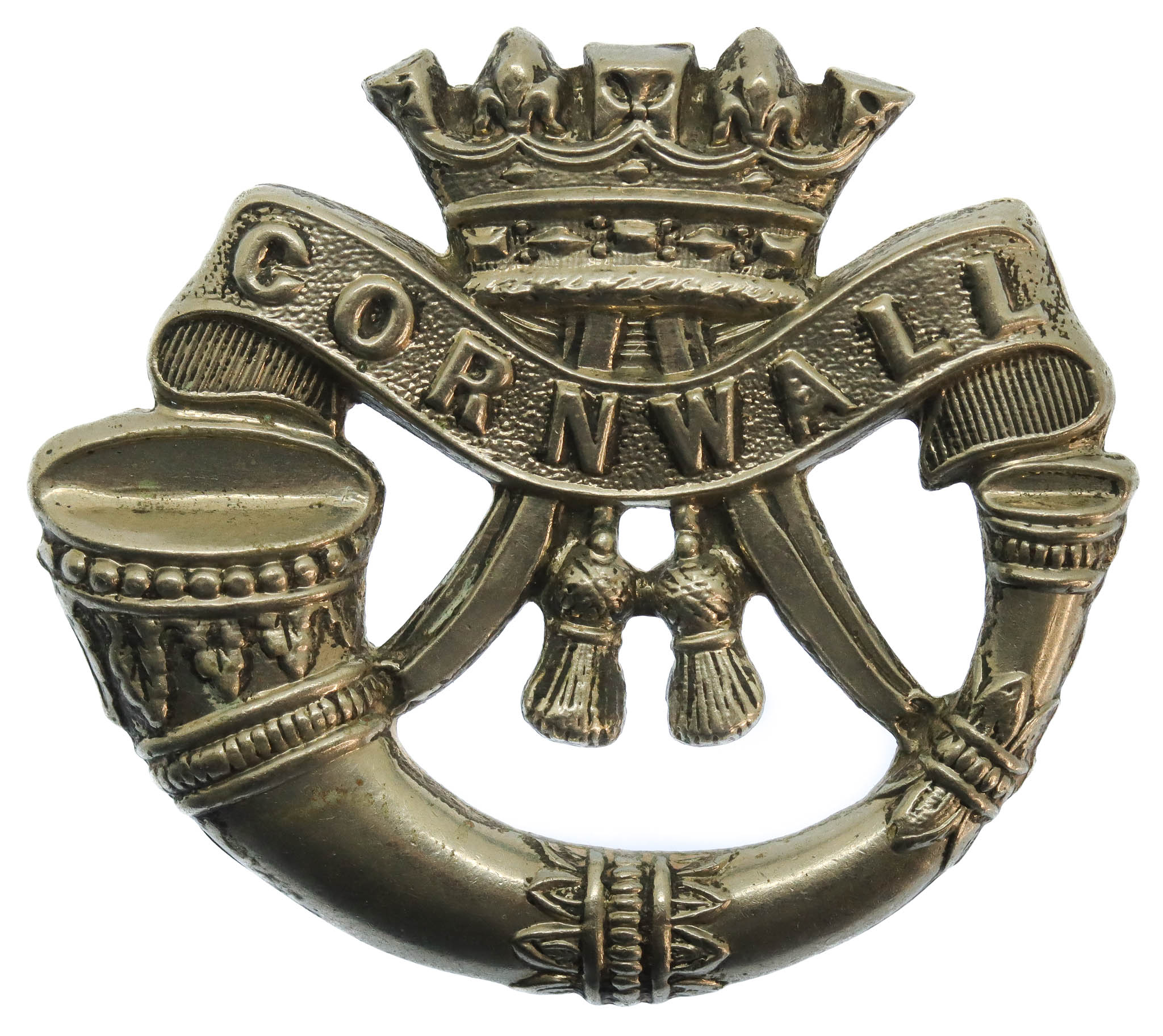 Victorian/Edwardian Duke of Cornwall's Light Infantry Cap Badge
