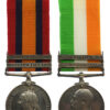 Queen's South Africa (Clasps - Tugela Heights, Relief of Ladysmith) and King's South Africa (Clasps - South Africa 1901, South Africa 1902) Medal Pair - Pte. H.J. Bough, Royal Lancaster Regiment