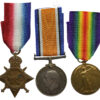 WW1 1914-15 Star Medal Trio - Dvr. W.E. Lane, Royal Artillery